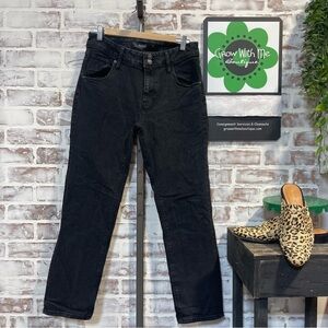 Hudson Jeans black straight leg  Denim